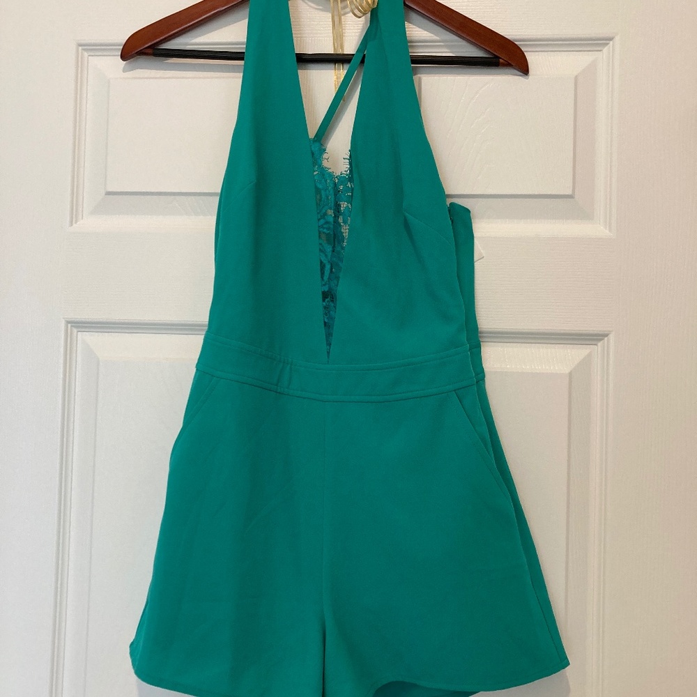 Bebe Greenish Romper